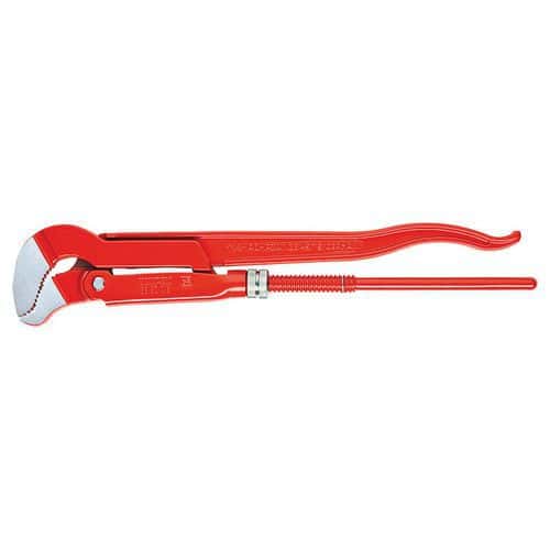 Pijptang S-vormig rood poedergecoat 320 mm_ 83 30 010 KNIPEX