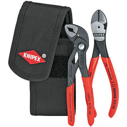 Mini-tangenset in gereedschapsriemtas _ 00 20 72 V02 KNIPEX