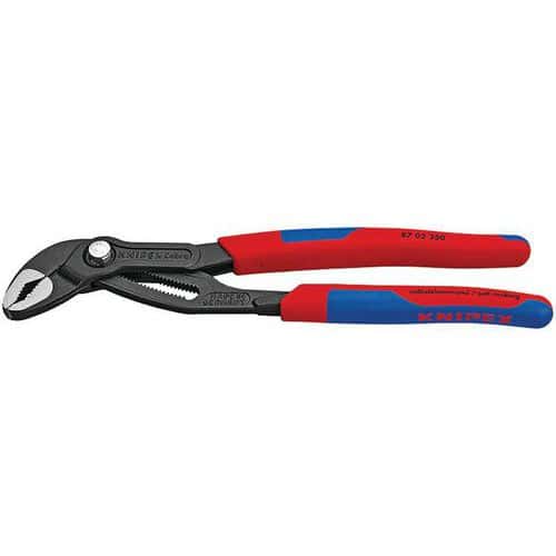 Waterpomptang Cobra® grijs geatramenteerd 250 mm _ 87 02 250 SB KNIPEX