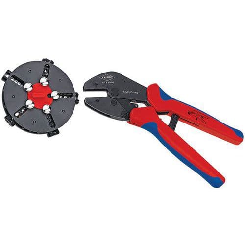 Krimptang MultiCrimp® gebruineerd 250 mm _ 97 33 02 KNIPEX