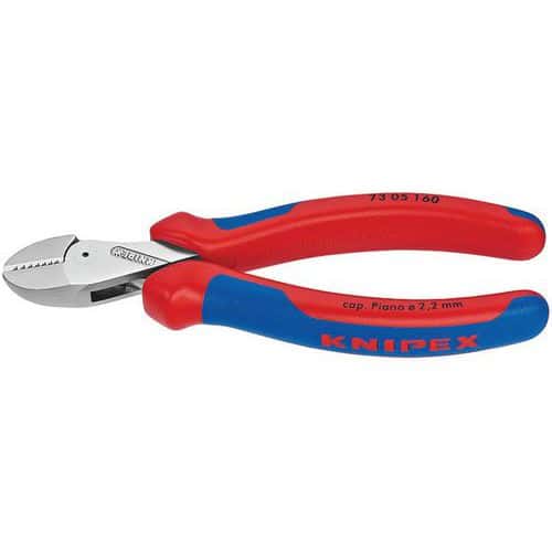 Zijsnijtang X-Cut® verchroomd 160 mm _ 73 05 160 SB KNIPEX