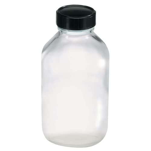 Fles van glas met beveiligde dop - 125 tot 1000 ml