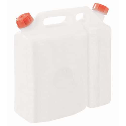 Jerrycan dubbel - 1,5 en 3,5 l - 5 l in totaal