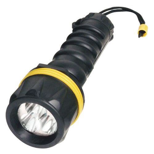 Zaklamp van onbreekbaar rubber 3 LED