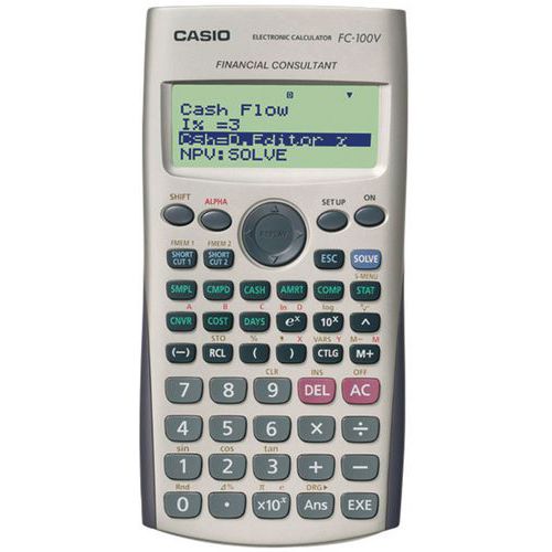 Rekenmachine Casio FC-100V