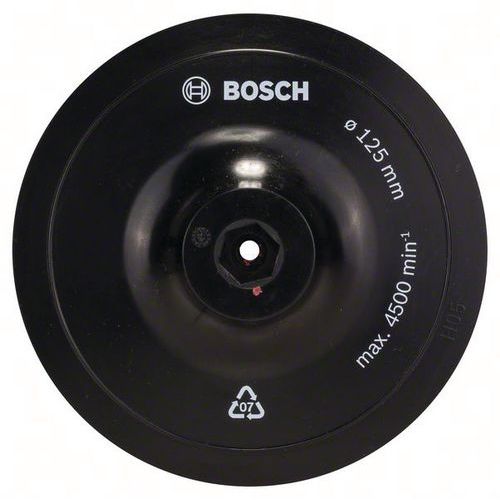 Steunschijf met klithechtsysteem Velcro 125x8 mm - Bosch