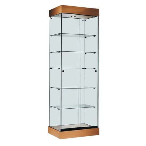 Vitrine ASF met LED-verlichting - Beuken