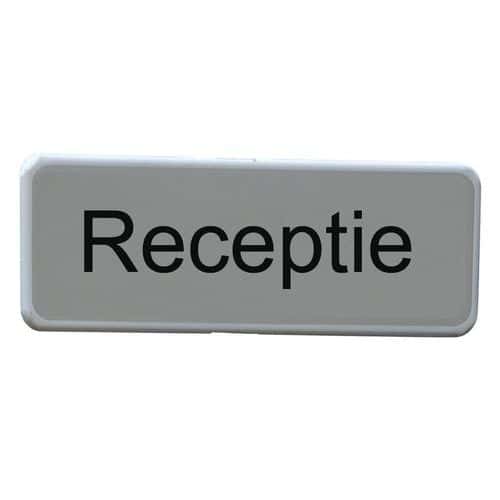 Informatiebord 60 x 20 cm - Receptie