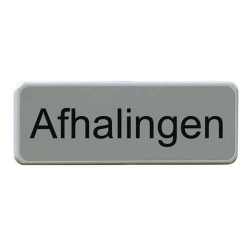 Informatiebord 60 x 20 cm - Afhalingen