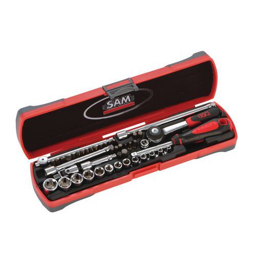 Doppenset en accessoires 1/4 inch - SAM Outillage