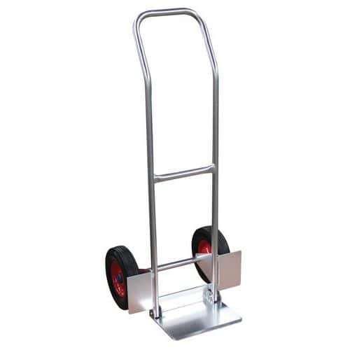 Steekwagen aluminium - Rubberbanden - Draagvermogen 200 kg