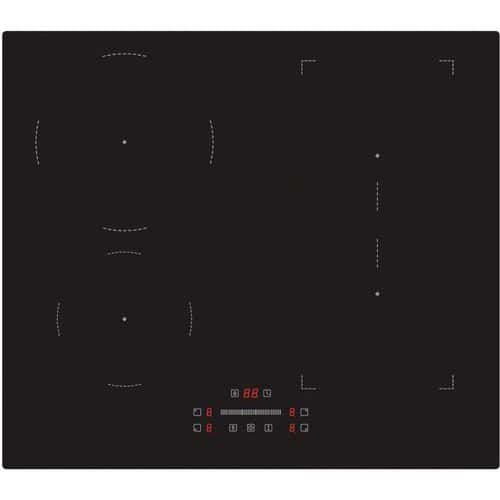 Inbouw inductiekookplaat 4 zone 1 bridge zone touch KÖLN605BF-3 Frilec