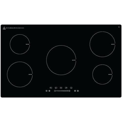 Inbouw inductiekookplaat 5 zone touch control 2 fase EKI901-2 Exquisit