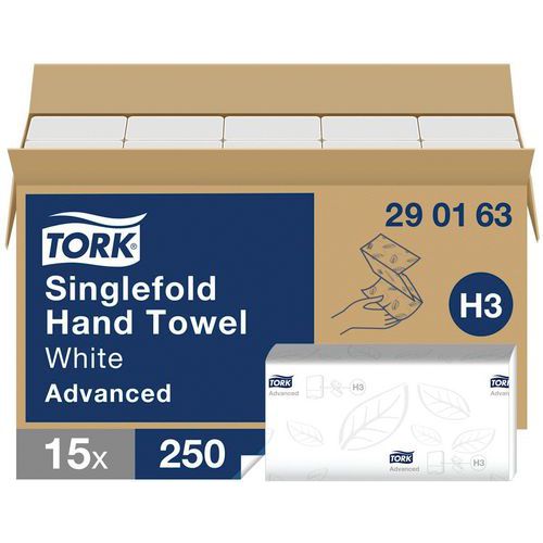 Handdoek Tork Advanced H3 - ZZ-vouw