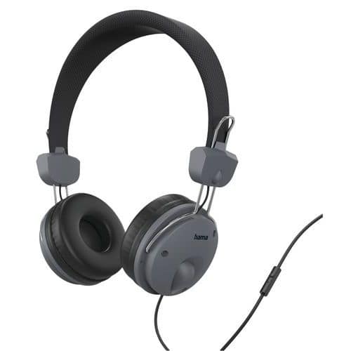 Koptelefoon Fun On-ear zwart - Hama