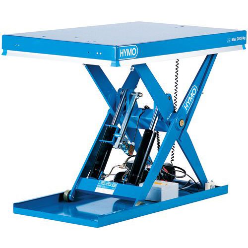 Vaste, ergonomische heftafel AX - Hefvermogen 400 tot 2000 kg