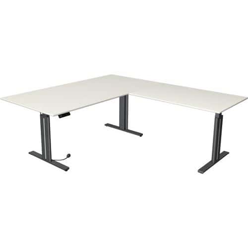 Zit/sta bureau Move 3 elegant, elektrisch, B180xD80cm+add on 100x60 cm