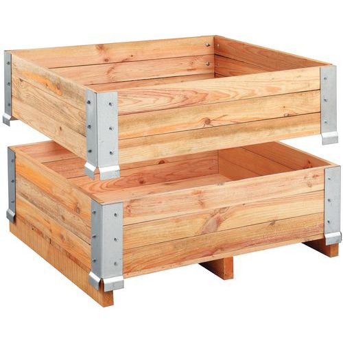 Houten palletkist - vast - 1200 x 800 mm