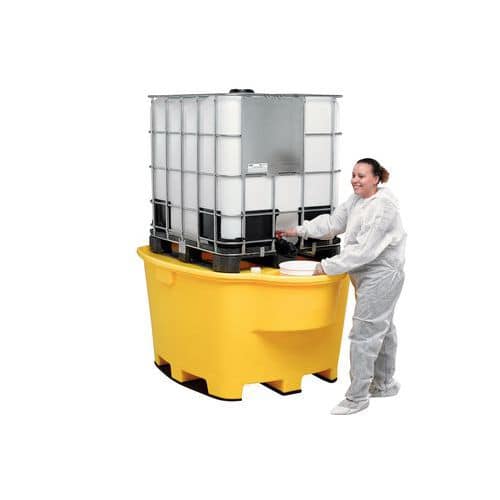 Opvangpallet 1000 L - 1 IBC