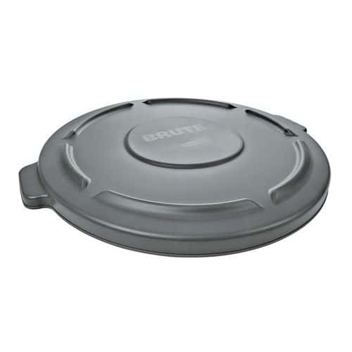 Plat deksel voor ronde container Brute 38 l. - Rubbermaid