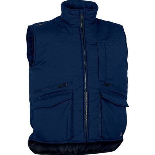 Bodywarmer polyester/katoen met Veel Zakken Sierra