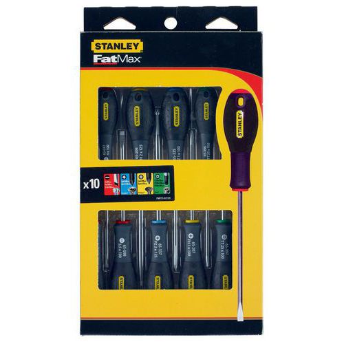 schroevendraaierset FatMax® phillips, pozi en torx - set a 10 stuks