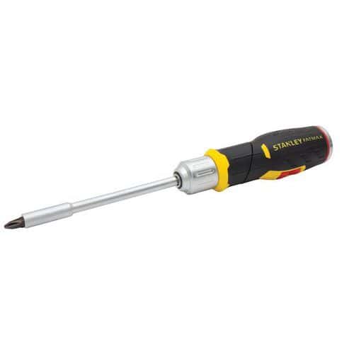 Ratelschroevendraaier Fatmax® met een set van 12 bits - Stanley