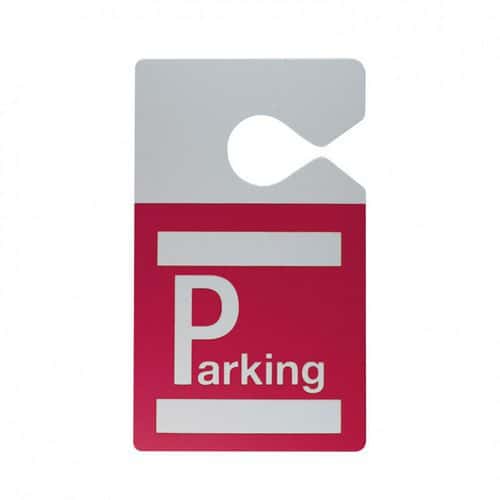 Parkeerbadge bevestiging voor achteruitkijkspiegel - set 100 - Sogedex