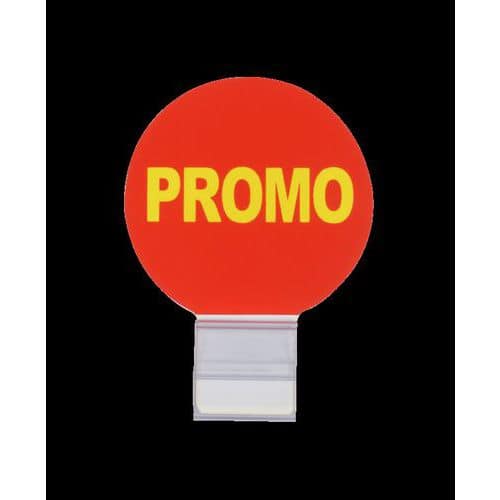 Promobadge en bevestigingsclip - set van 25 - Sogedex