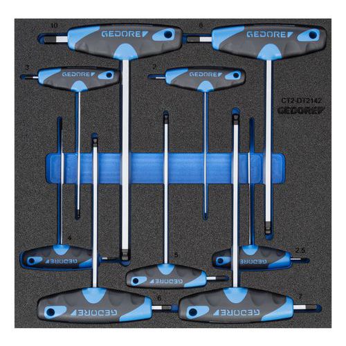 Stiftsleutelset in 2/3 Check-Tool-Module 1500CT2-DT2142 - Gedore