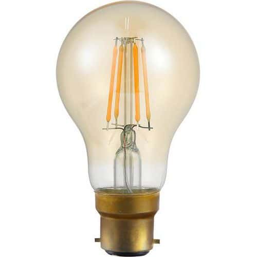 Ledlamp filament GLS A60 E27 en ba22d dimbaar - SPL