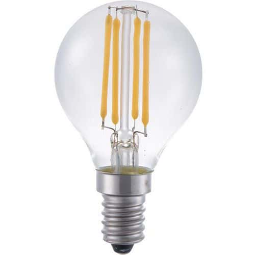 Ledlamp G45 bolvormig met filament E14 en E27 3 W - SPL