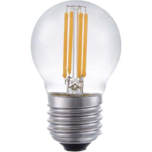 Ledlamp G45 bolvormig met filament E14 en E27 3 W - SPL