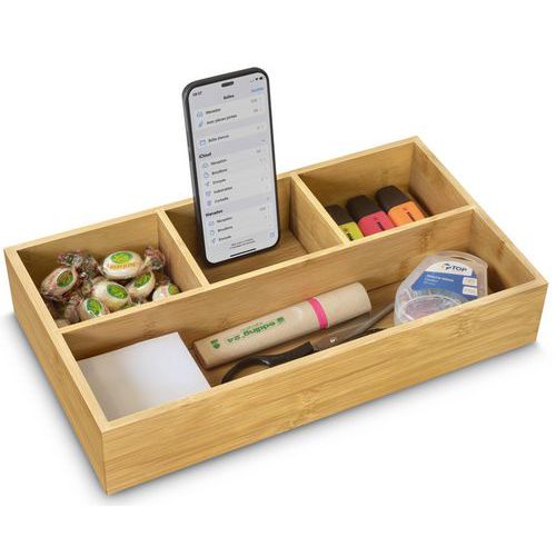 Multifunctionele organizer van bamboe - CEP