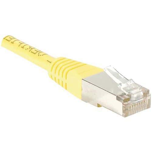 Netwerkkabel budget RJ45 CAT 5e F/UTP geel 0.15 m