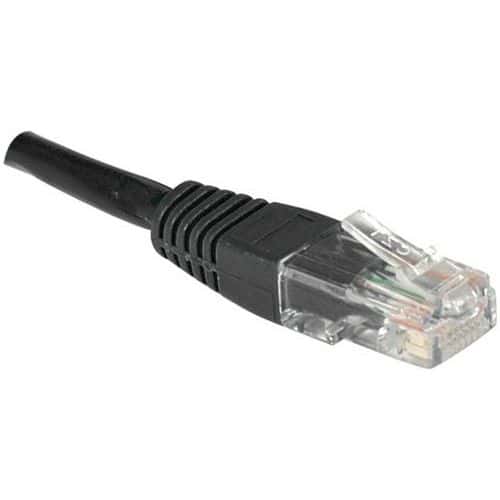 Netwerkkabel budget RJ45 CAT 6 U/UTP zwart 1.5 m