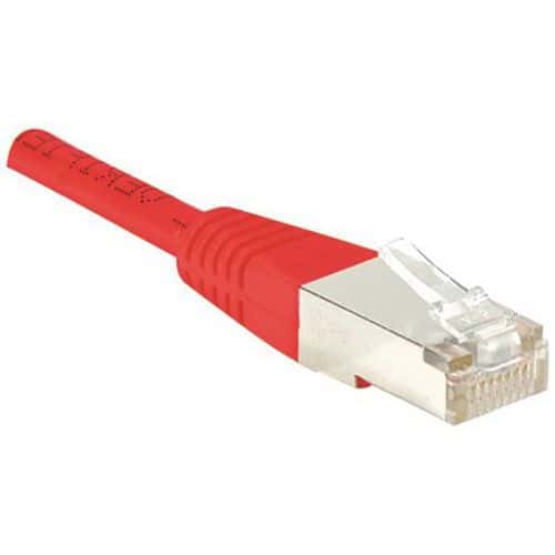 Netwerkkabel RJ45 CAT 5e F/UTP rood 10 m