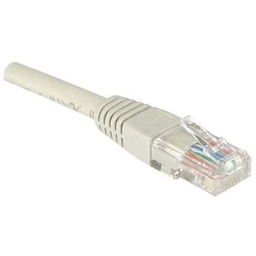 Netwerkkabel RJ45 CAT 5e U/UTP grijs 0.5 m