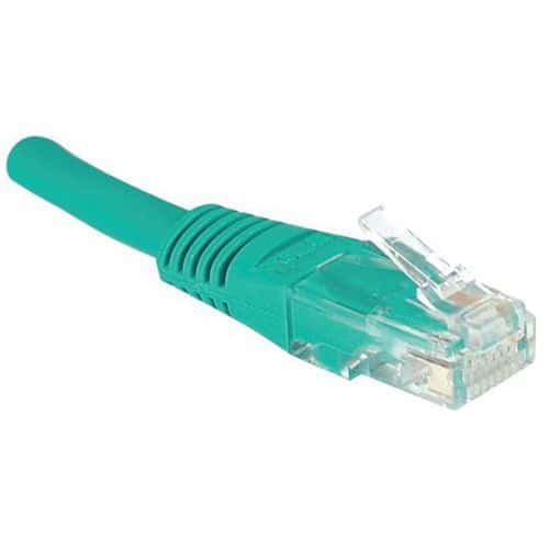 Netwerkkabel RJ45 CAT 5e U/UTP groen 0.5 m