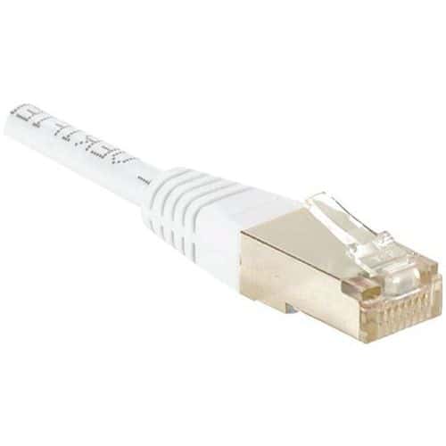 Netwerkkabel RJ45 CAT 6 F/UTP wit 0.5 m