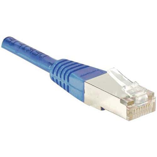 Netwerkkabel RJ45 CAT 6 F/UTP blauw 0.5 m