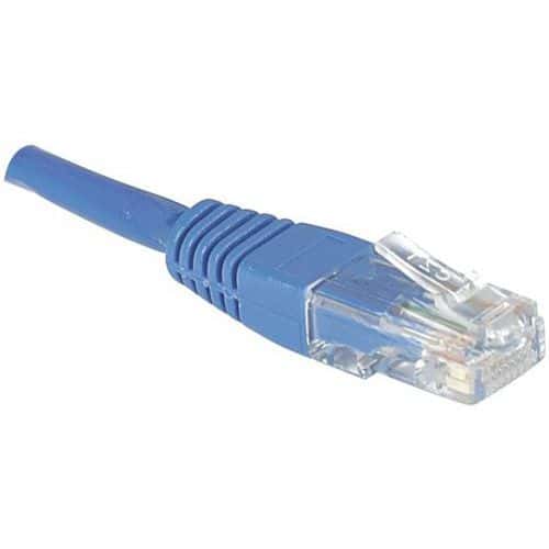 Netwerkkabel RJ45 CAT 6 U/UTP blauw 15 m