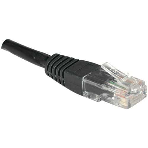 Netwerkkabel RJ45 CAT 6 U/UTP zwart 20 m