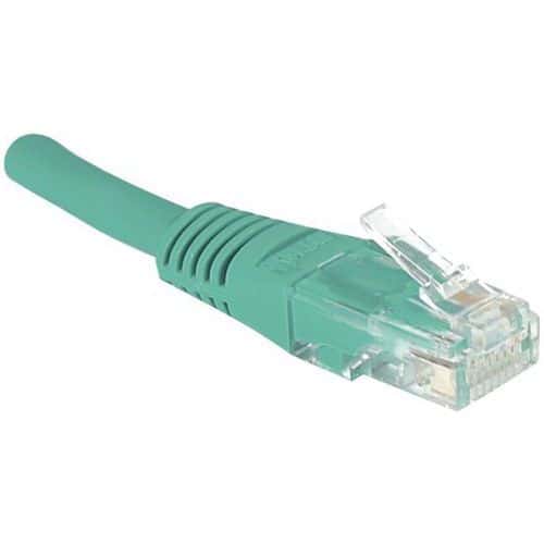 Netwerkkabel RJ45 CAT 6 U/UTP groen 1 m