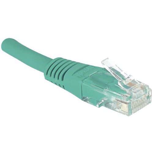 Netwerkkabel RJ45 CAT 6 U/UTP groen 15 m