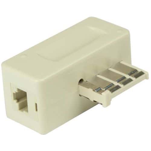 Telefoonstekker frans naar RJ-45 adapter