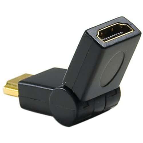 Adapter - scharnierend HDMI man/vrouw