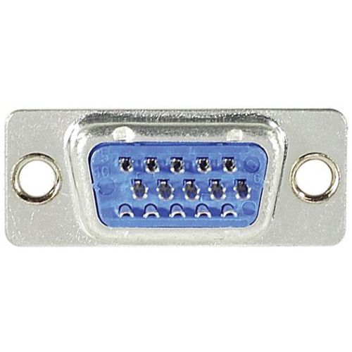 Soldeer connector HD15 M