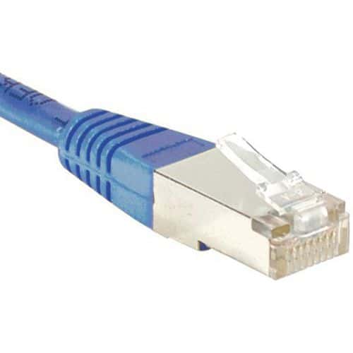 Netwerkkabel RJ45 CAT 5E F/UTP blauw 1.5 m