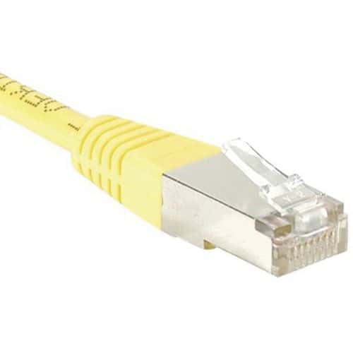 Netwerkkabel RJ45 CAT 5E F/UTP geel 0.7 m